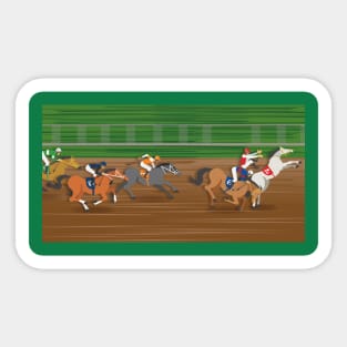 Glue Factory Horse Race Sticker